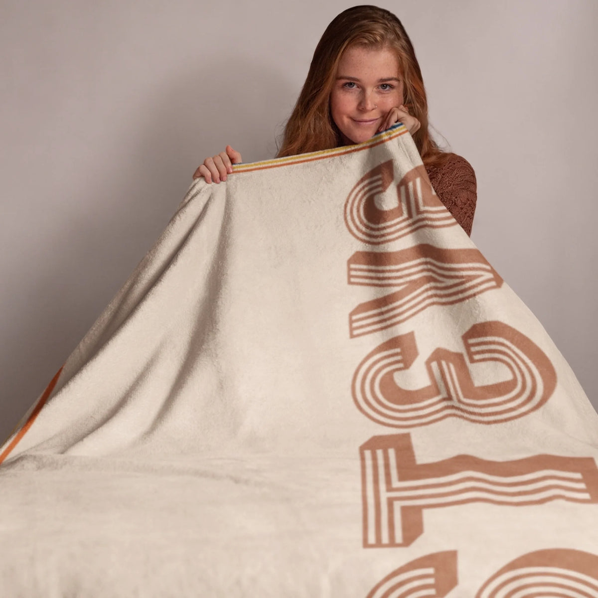 Personalized Cheer Team Blanket – Custom Name Senior Cheerleading Blanket_