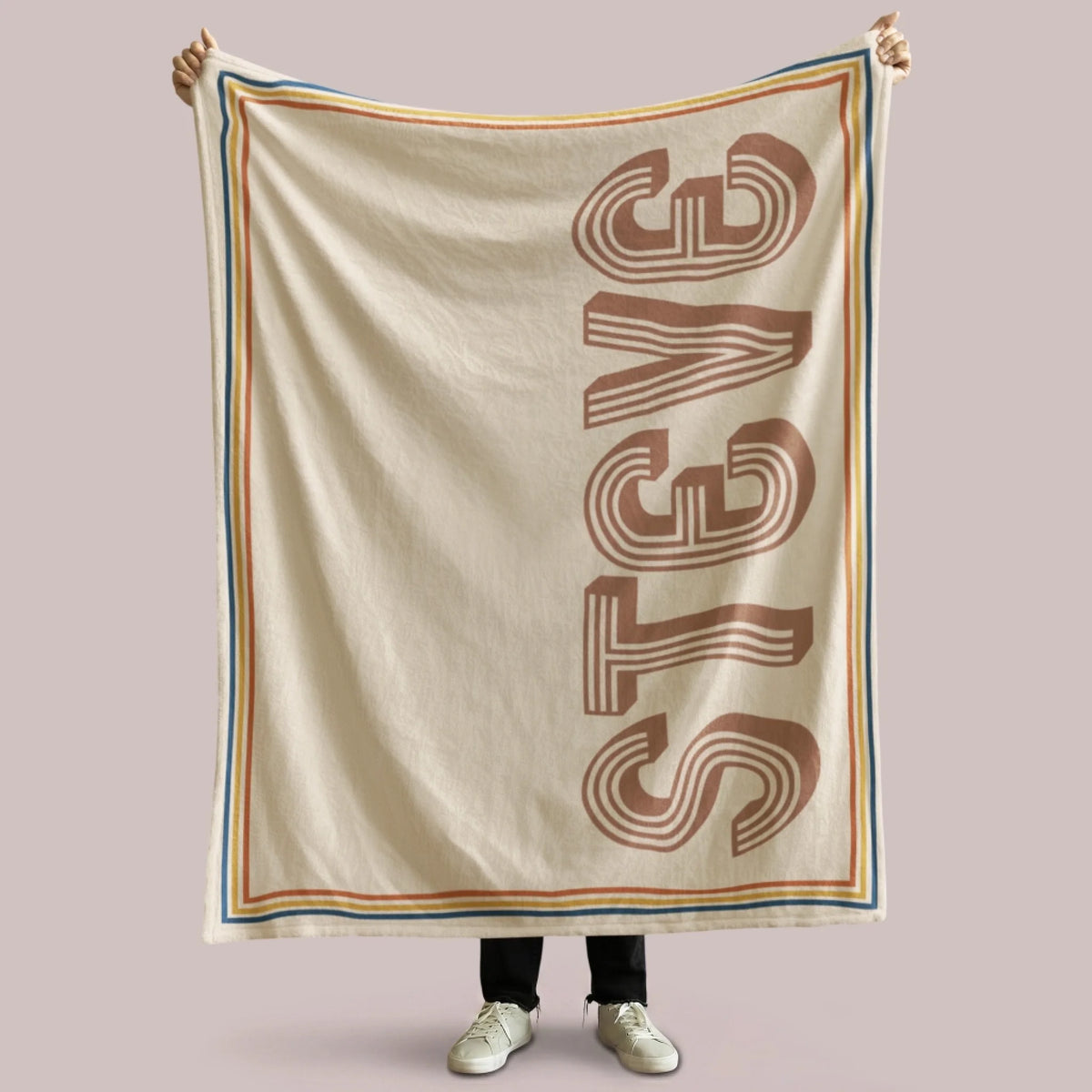 Personalized Cheer Team Blanket – Custom Name Senior Cheerleading Blanket3