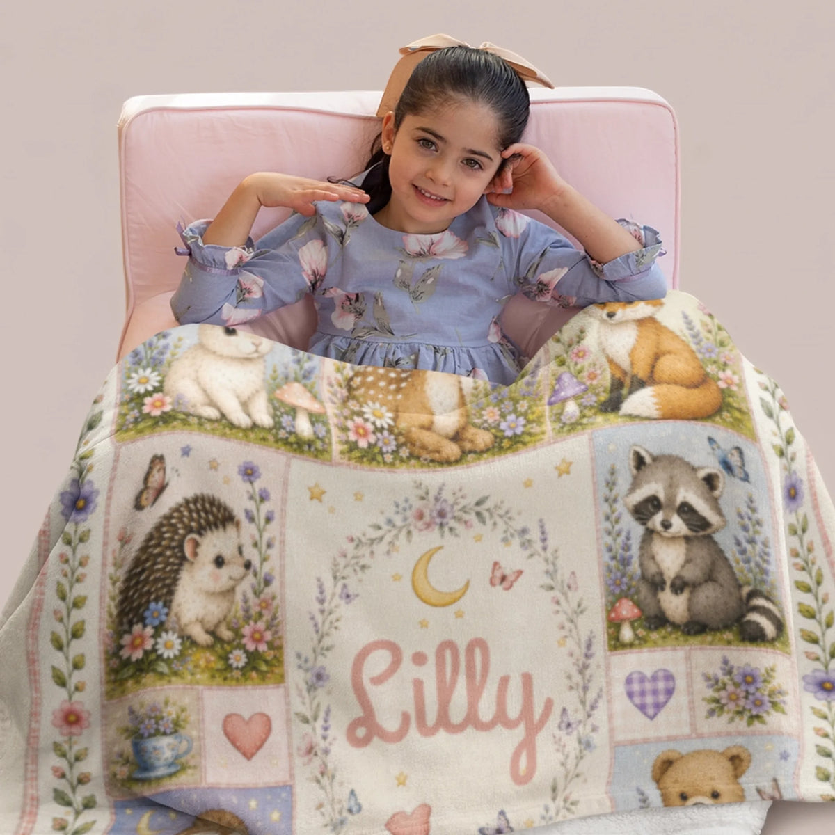 Personalized Cheer Team Blanket – Custom Name Senior Cheerleading Blanket-1
