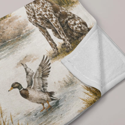 Personalized Woodland Animal Baby Blanket with Custom Name-1