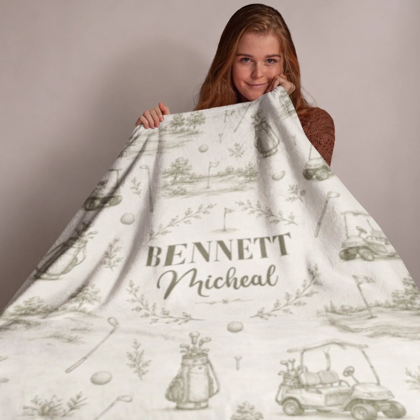 Personalized Cheer Team Blanket – Custom Name Senior Cheerleading Blanket_