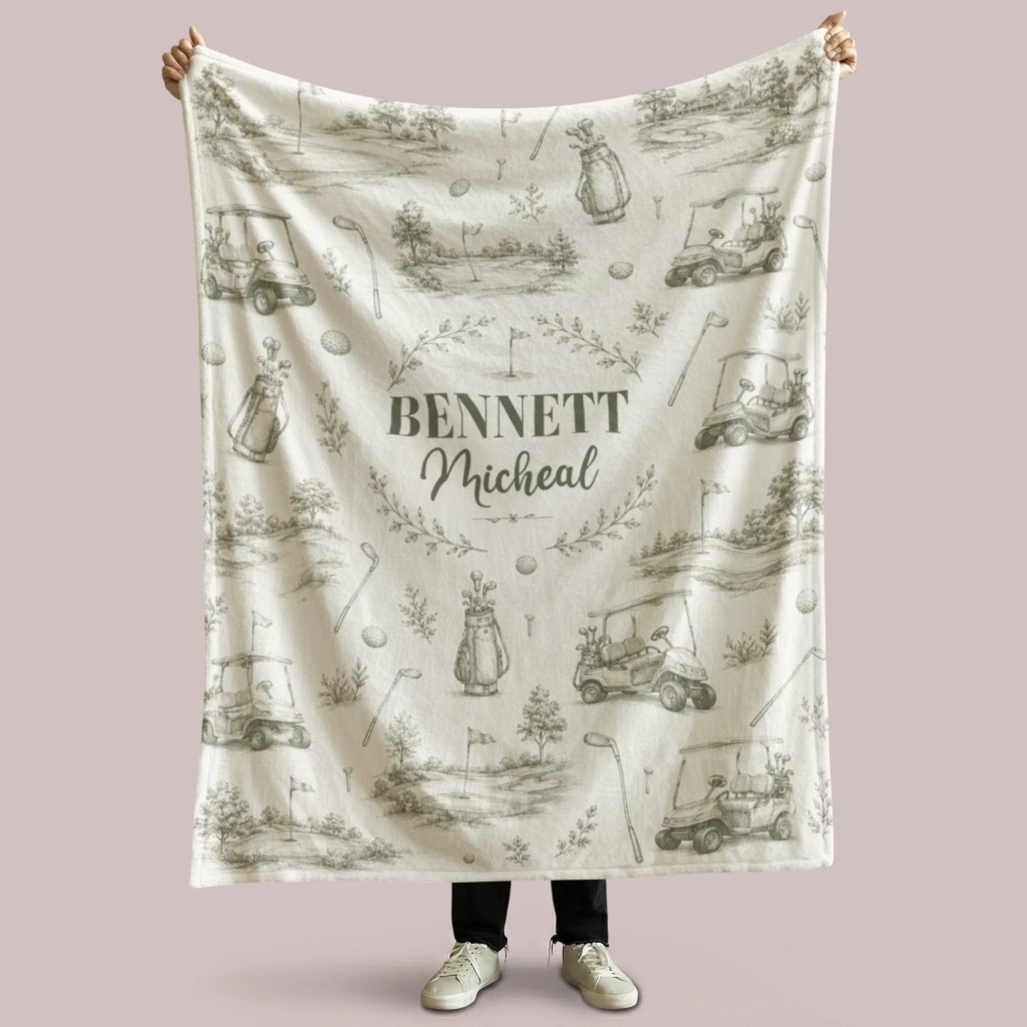 Personalized Cheer Team Blanket – Custom Name Senior Cheerleading Blanket3