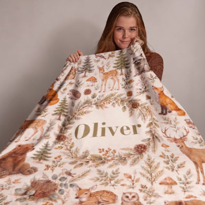 Personalized Cheer Team Blanket – Custom Name Senior Cheerleading Blanket_