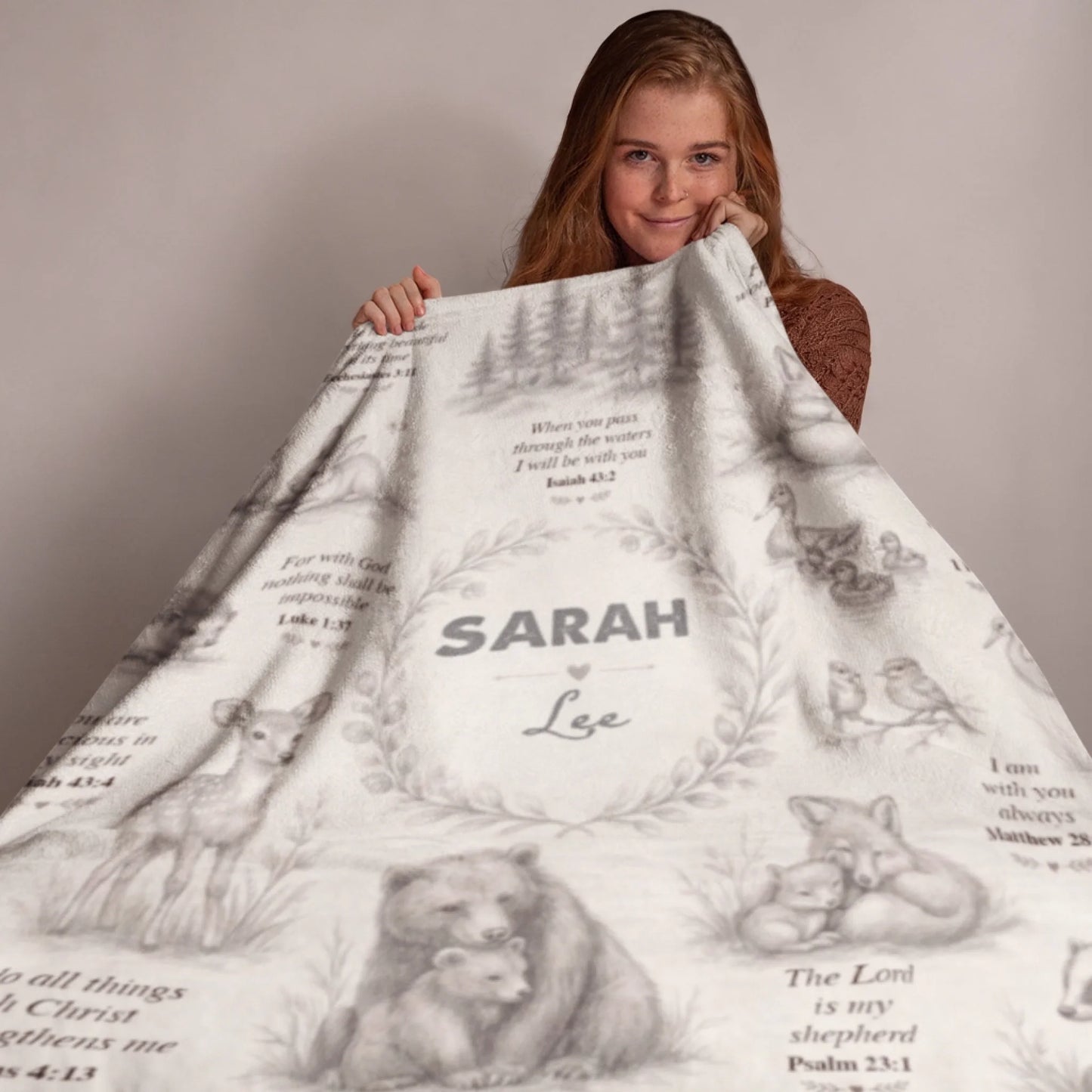 Personalized Cheer Team Blanket – Custom Name Senior Cheerleading Blanket_