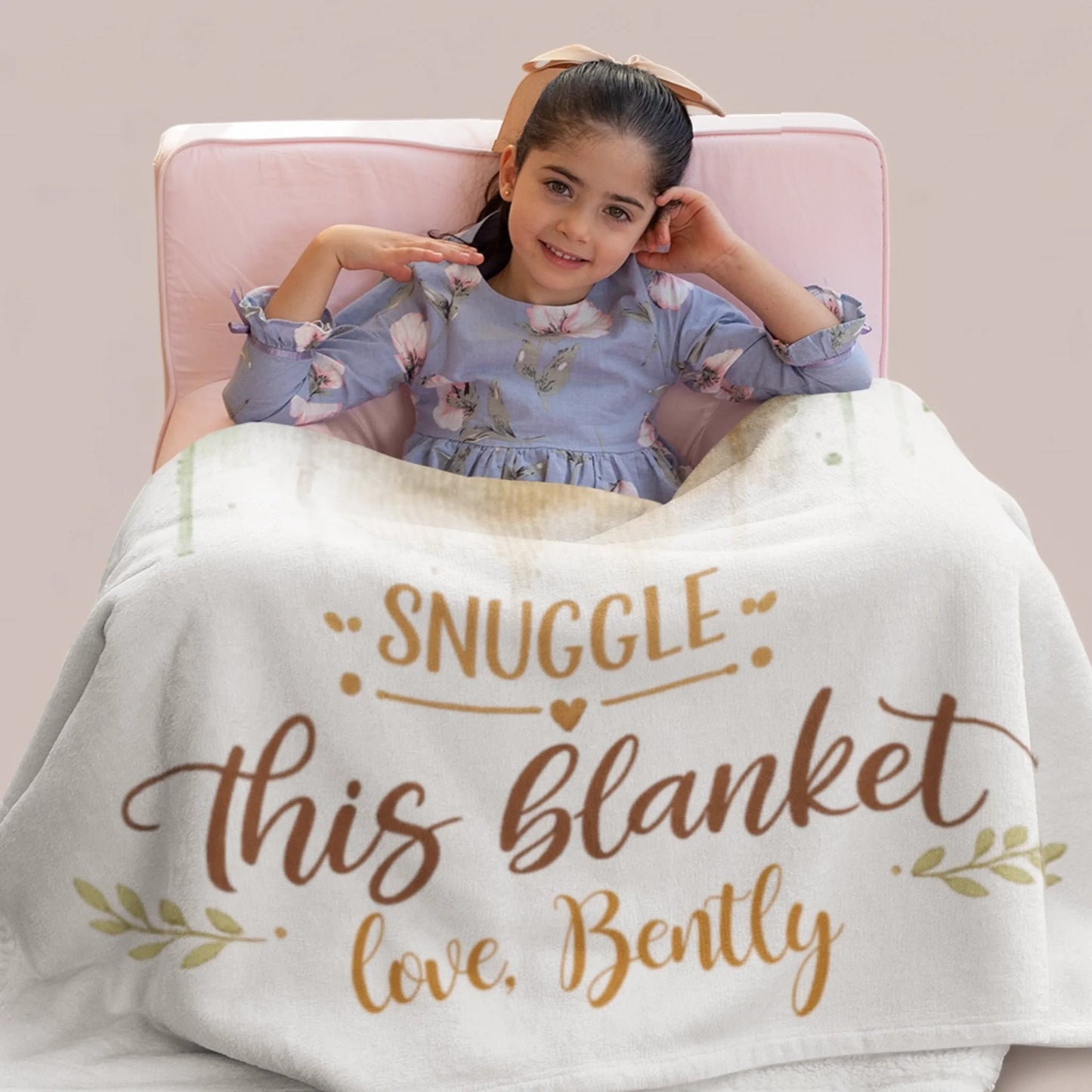 Personalized Cheer Team Blanket – Custom Name Senior Cheerleading Blanket-1