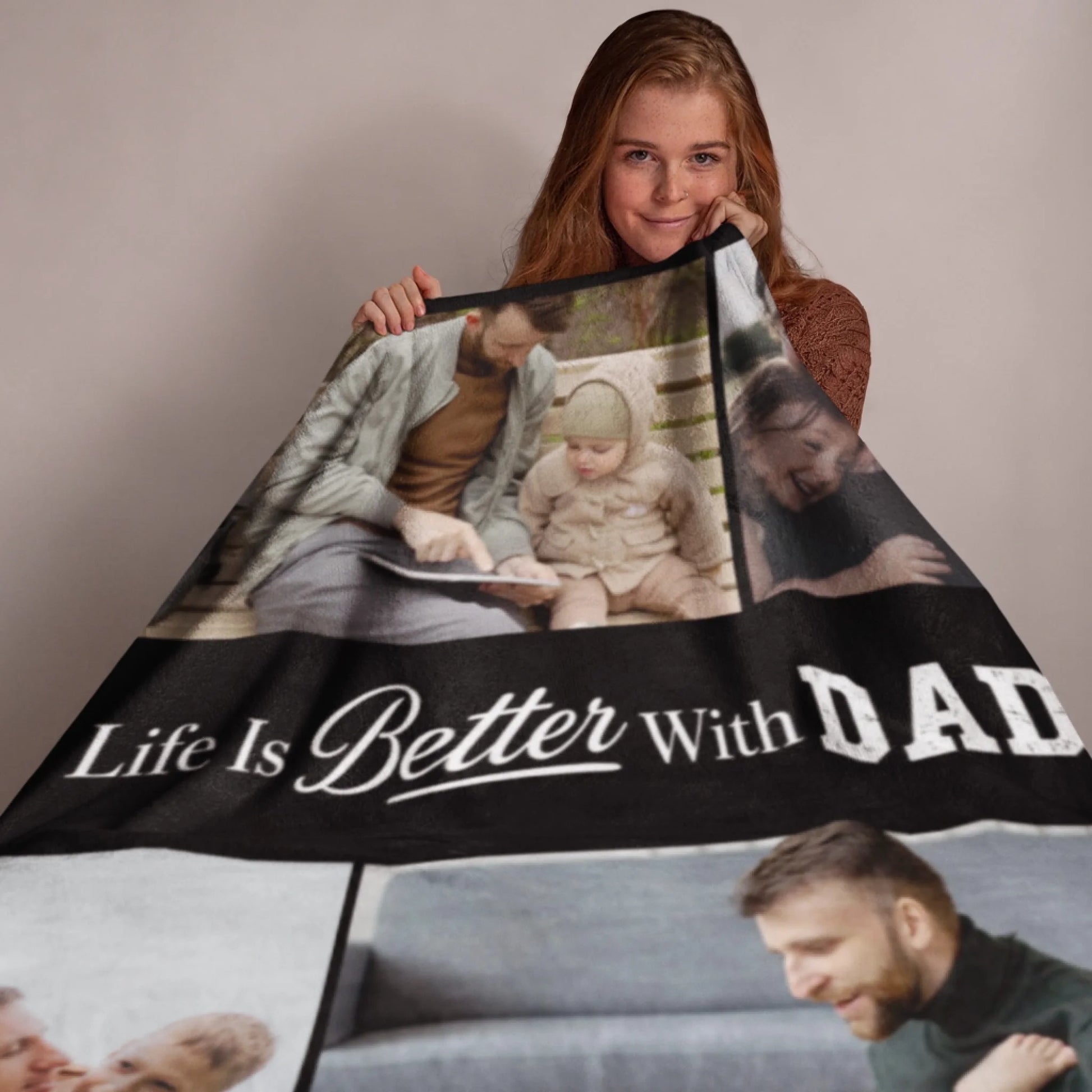 Personalized Cheer Team Blanket – Custom Name Senior Cheerleading Blanket_