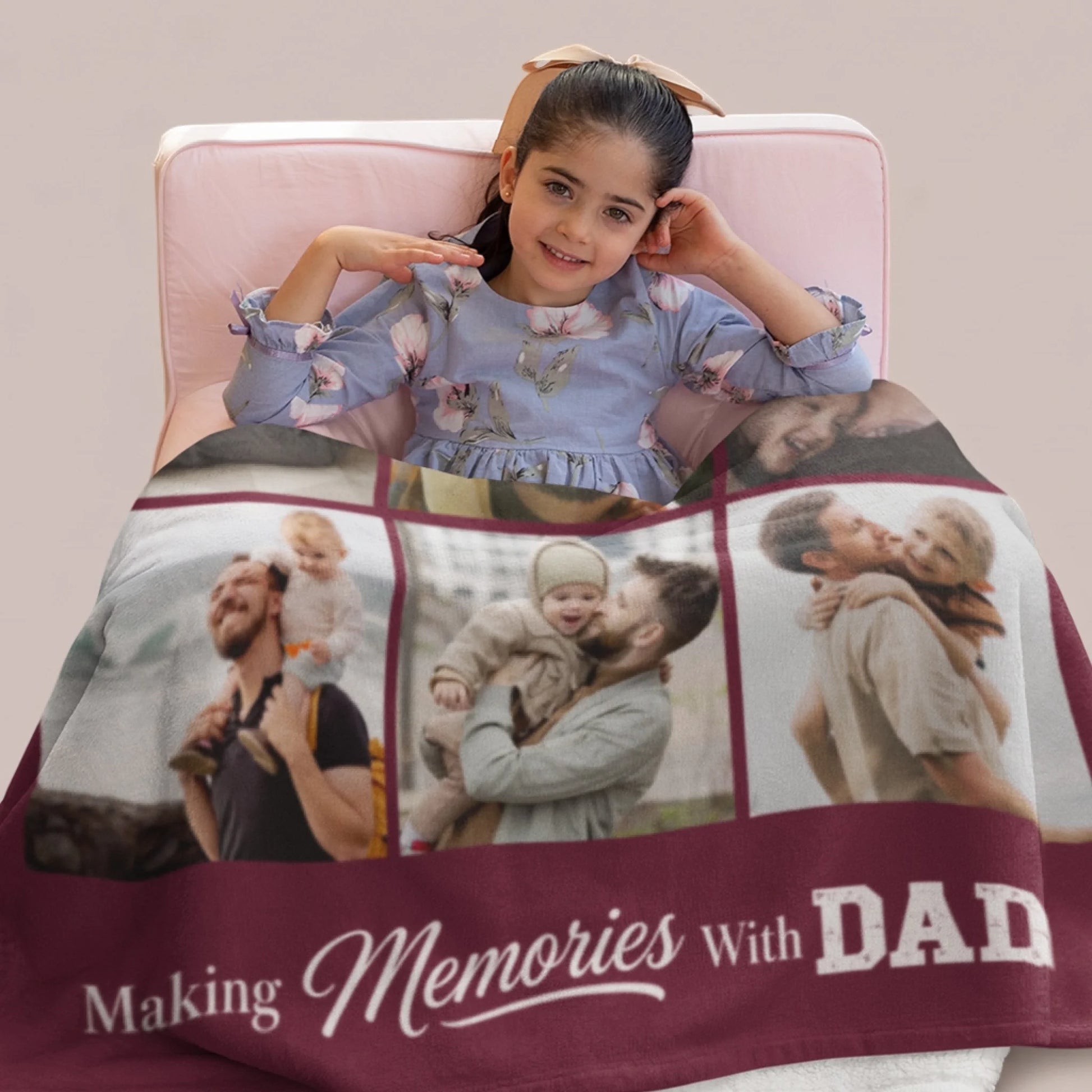 Personalized Cheer Team Blanket – Custom Name Senior Cheerleading Blanket-1