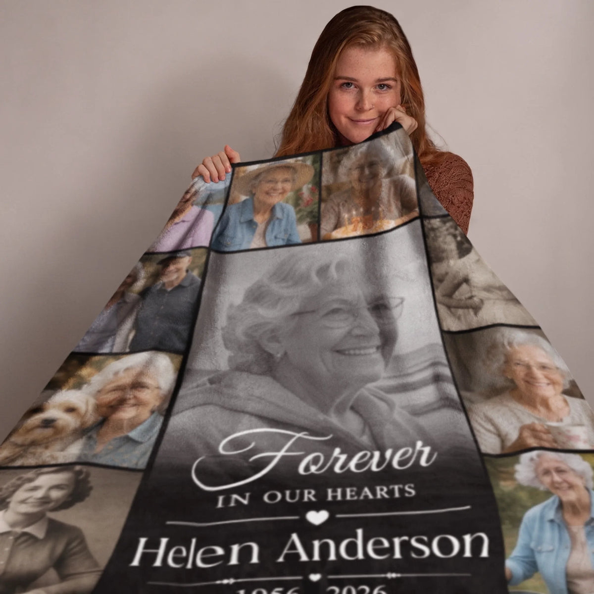 Personalized Cheer Team Blanket – Custom Name Senior Cheerleading Blanket_