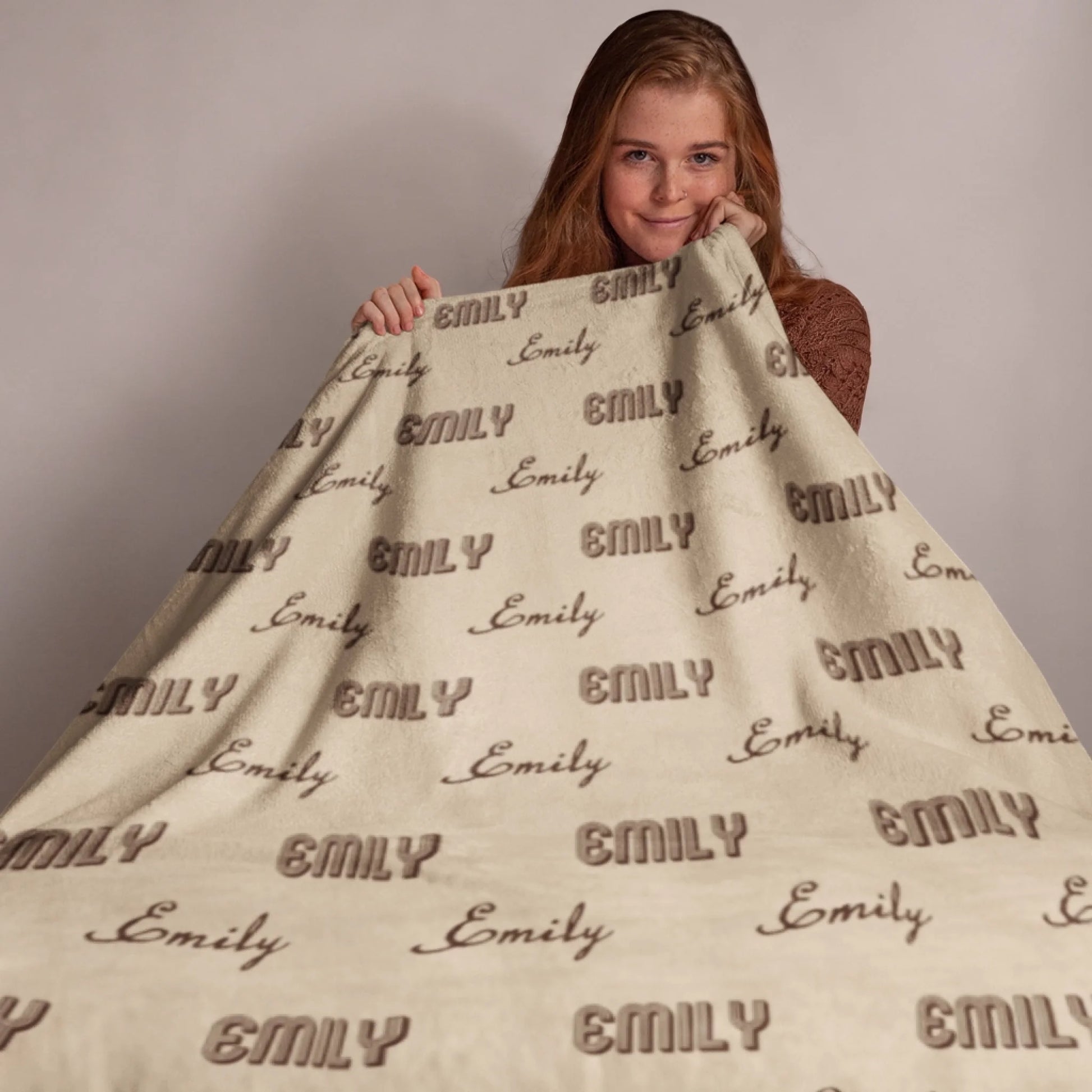 Personalized Cheer Team Blanket – Custom Name Senior Cheerleading Blanket_