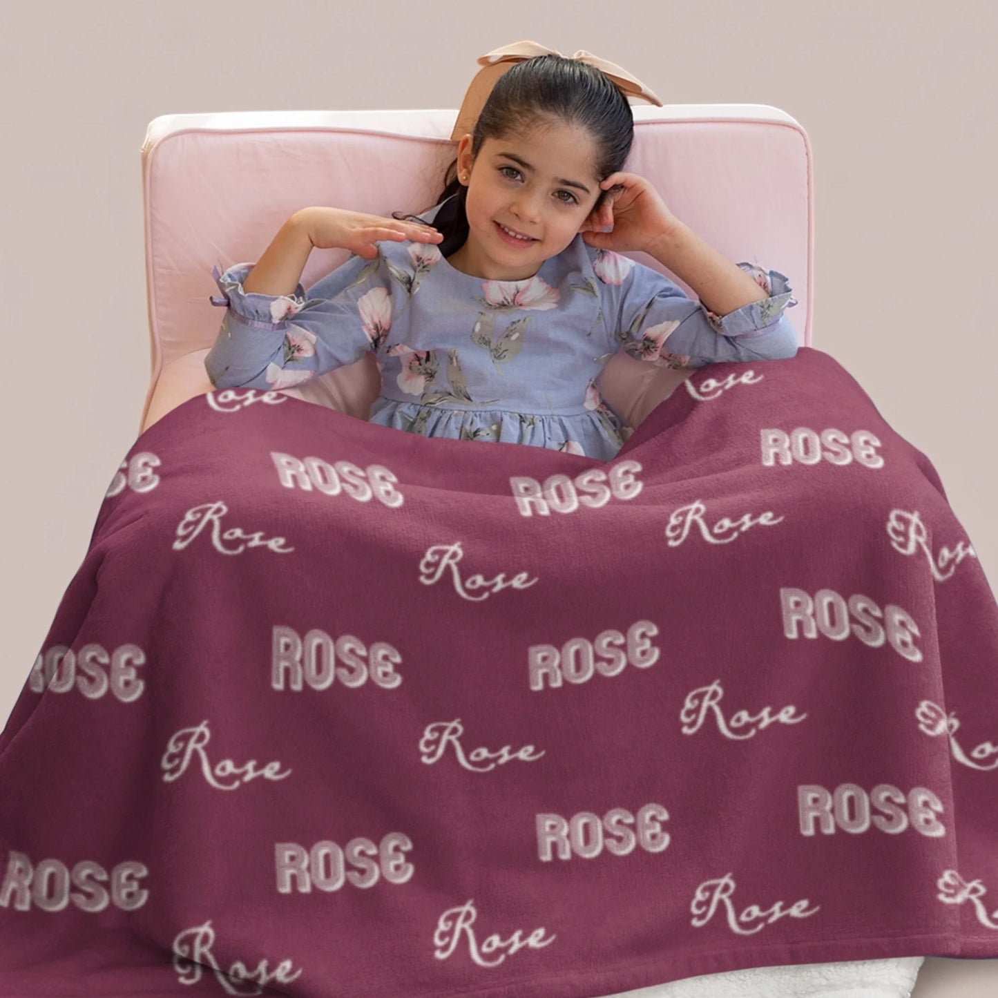 Personalized Cheer Team Blanket – Custom Name Senior Cheerleading Blanket-1