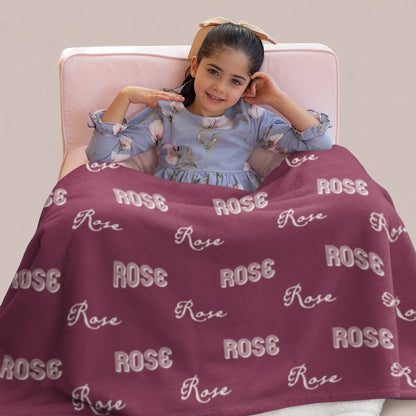 Personalized Cheer Team Blanket – Custom Name Senior Cheerleading Blanket-1