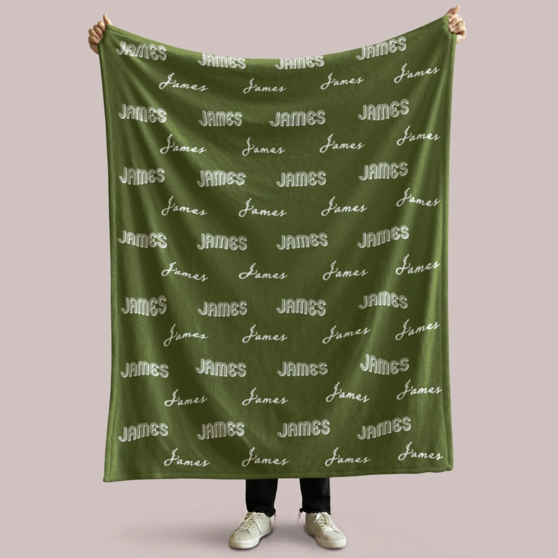 Personalized Cheer Team Blanket – Custom Name Senior Cheerleading Blanket3