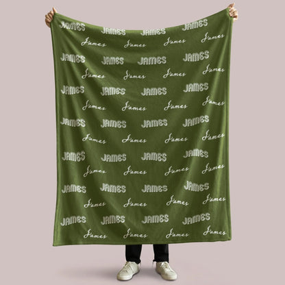 Personalized Cheer Team Blanket – Custom Name Senior Cheerleading Blanket3