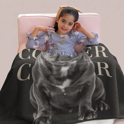 Personalized Cheer Team Blanket – Custom Name Senior Cheerleading Blanket-1