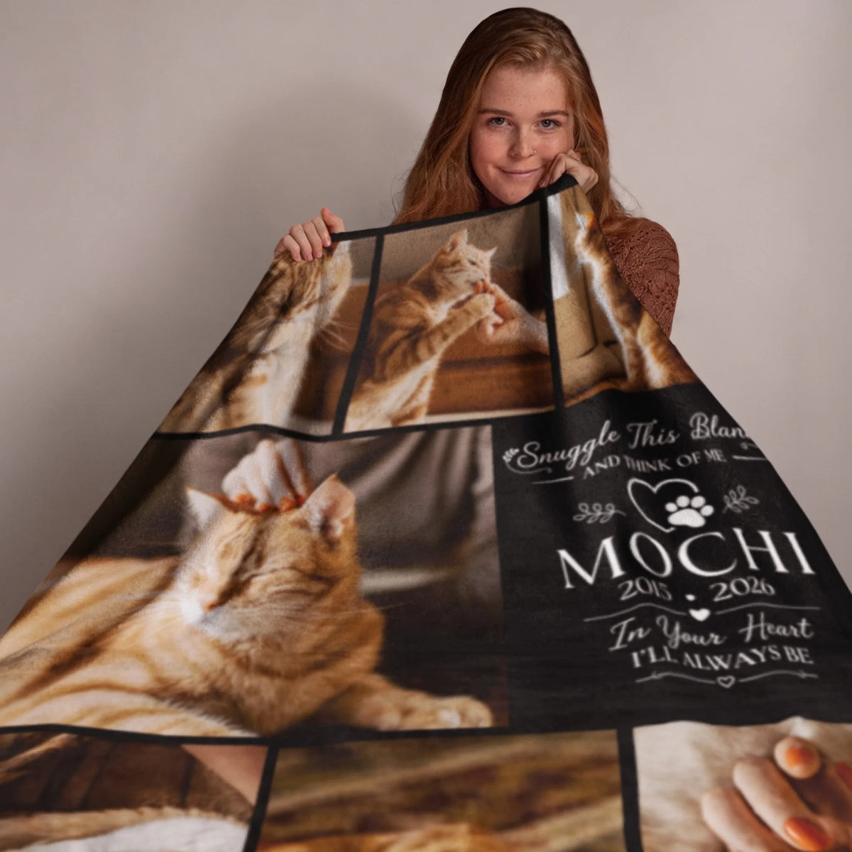 Personalized Cheer Team Blanket – Custom Name Senior Cheerleading Blanket_