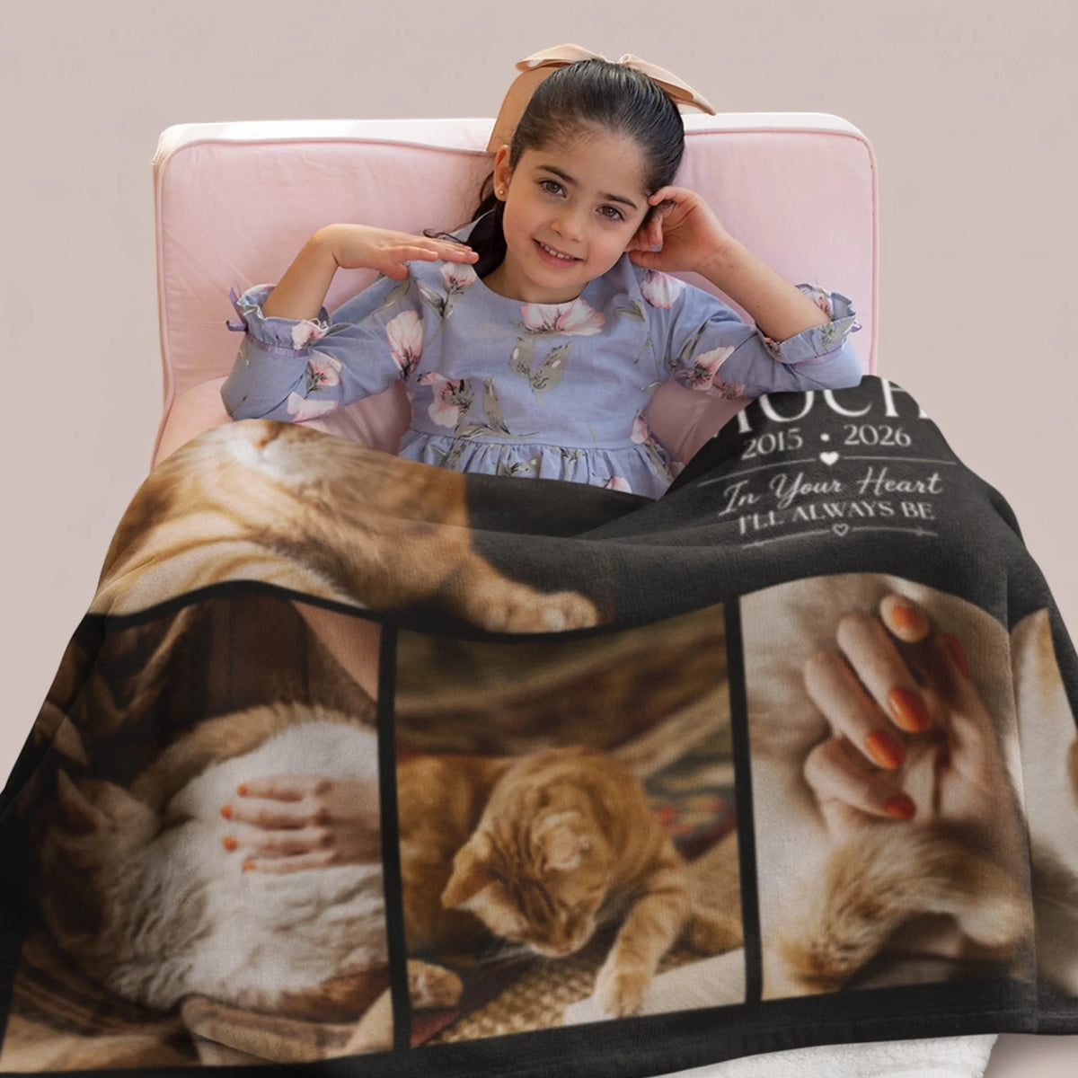 Personalized Cheer Team Blanket – Custom Name Senior Cheerleading Blanket-1