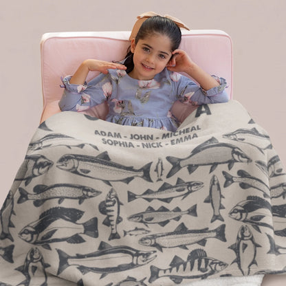 Personalized Cheer Team Blanket – Custom Name Senior Cheerleading Blanket-1