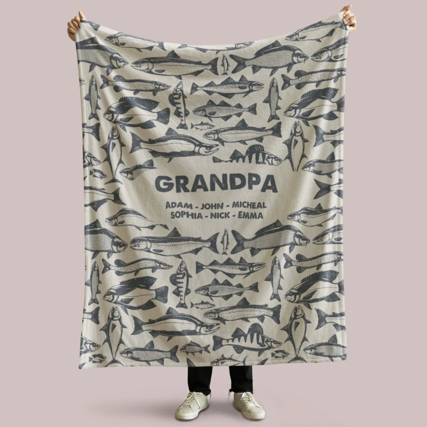 Personalized Cheer Team Blanket – Custom Name Senior Cheerleading Blanket3