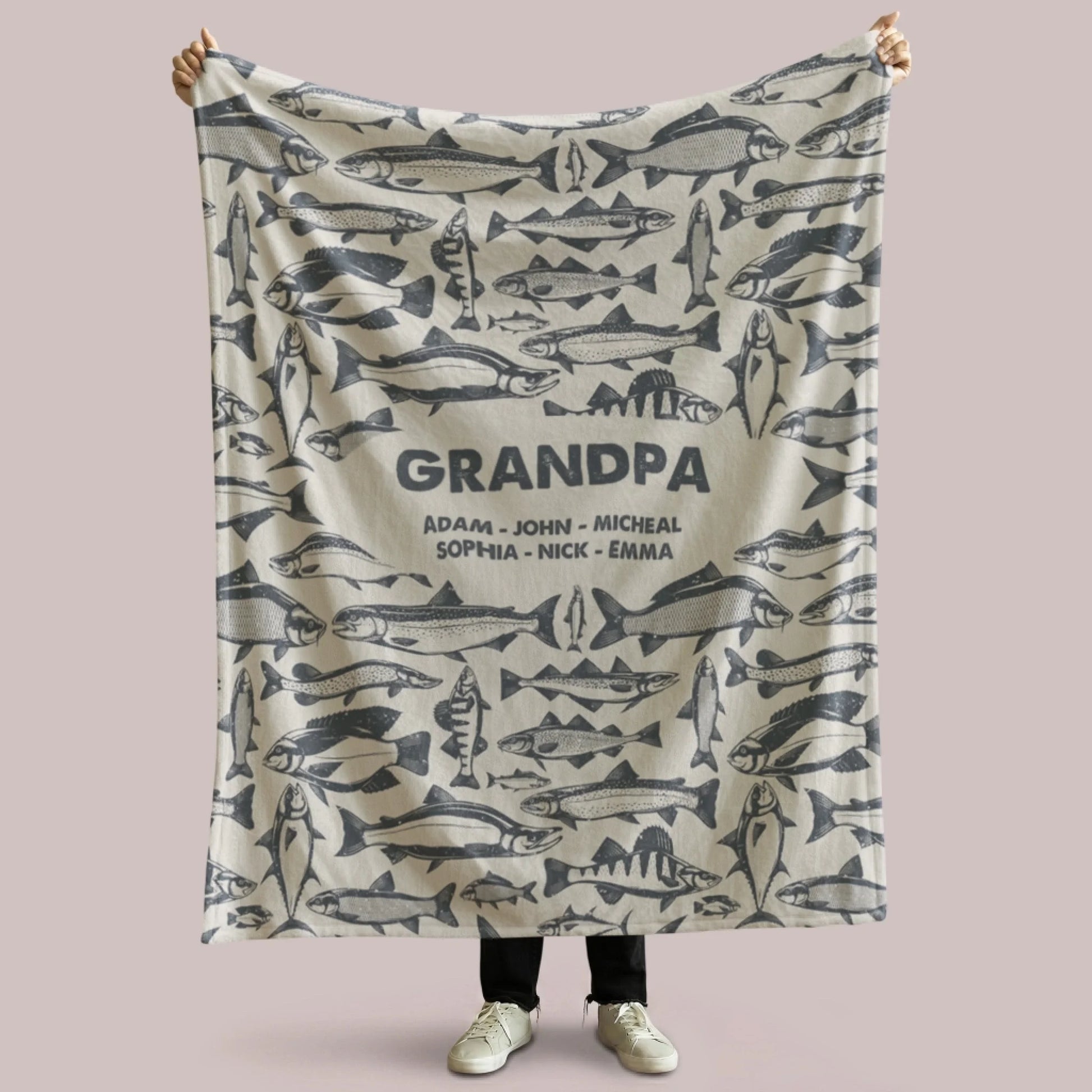 Personalized Cheer Team Blanket – Custom Name Senior Cheerleading Blanket3