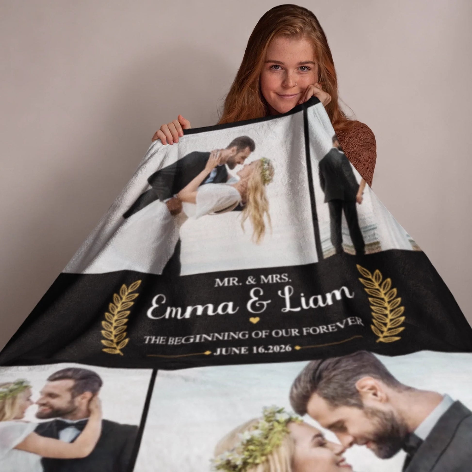 Personalized Cheer Team Blanket – Custom Name Senior Cheerleading Blanket_