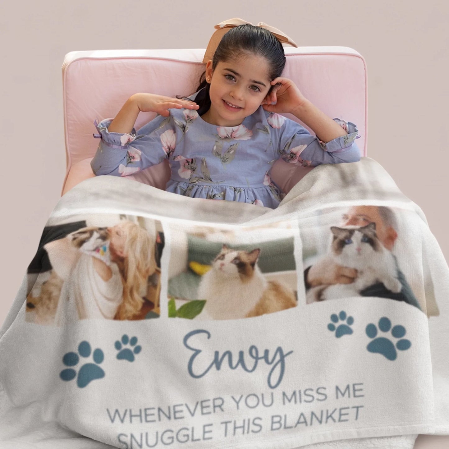 personalized-pet-memorial-photo-blanket-kid-lifestyle