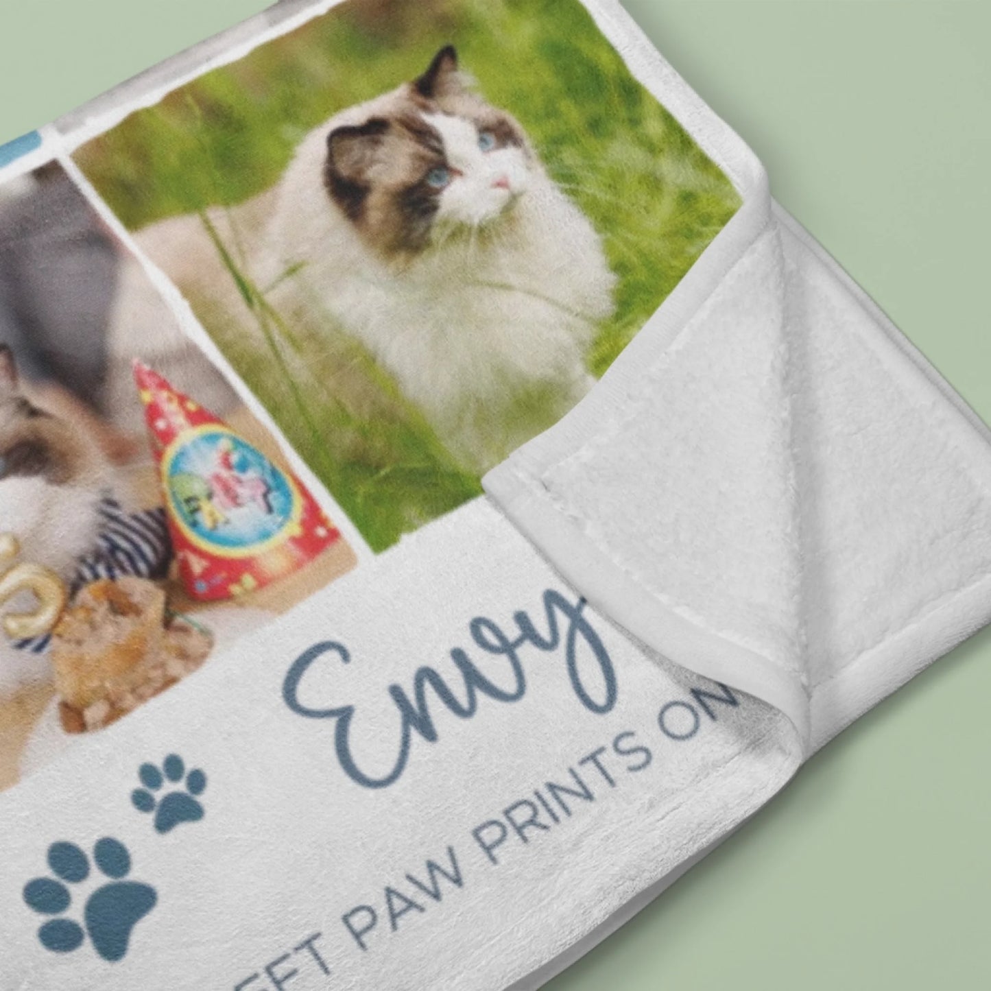 personalized-pet-memorial-photo-blanket-folded