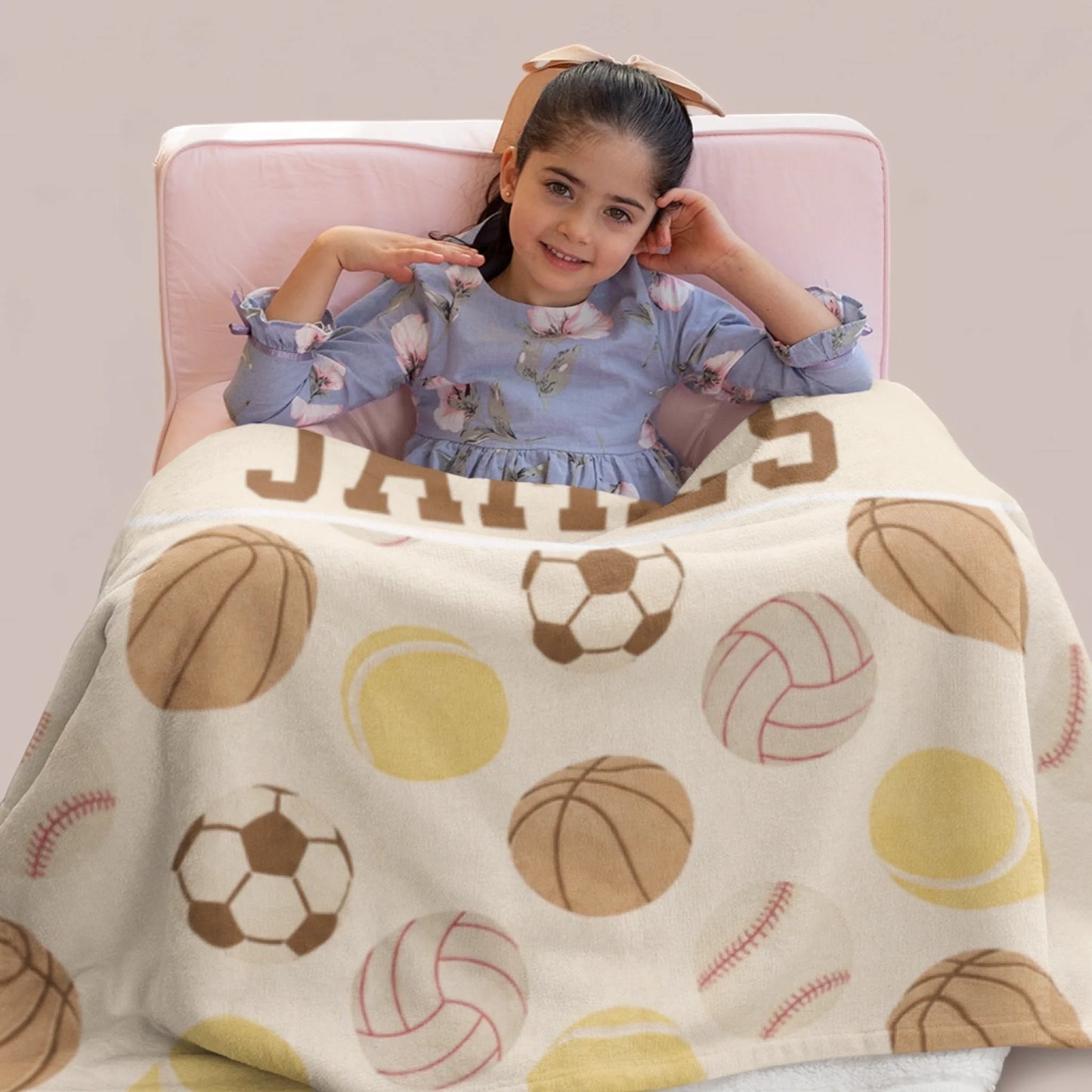 Personalized Cheer Team Blanket – Custom Name Senior Cheerleading Blanket-1