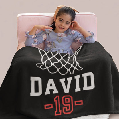 Personalized Cheer Team Blanket – Custom Name Senior Cheerleading Blanket-1