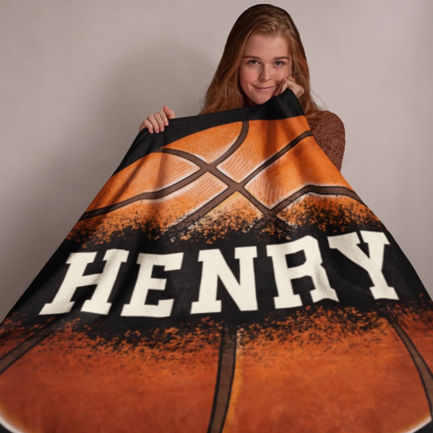 Personalized Cheer Team Blanket – Custom Name Senior Cheerleading Blanket_
