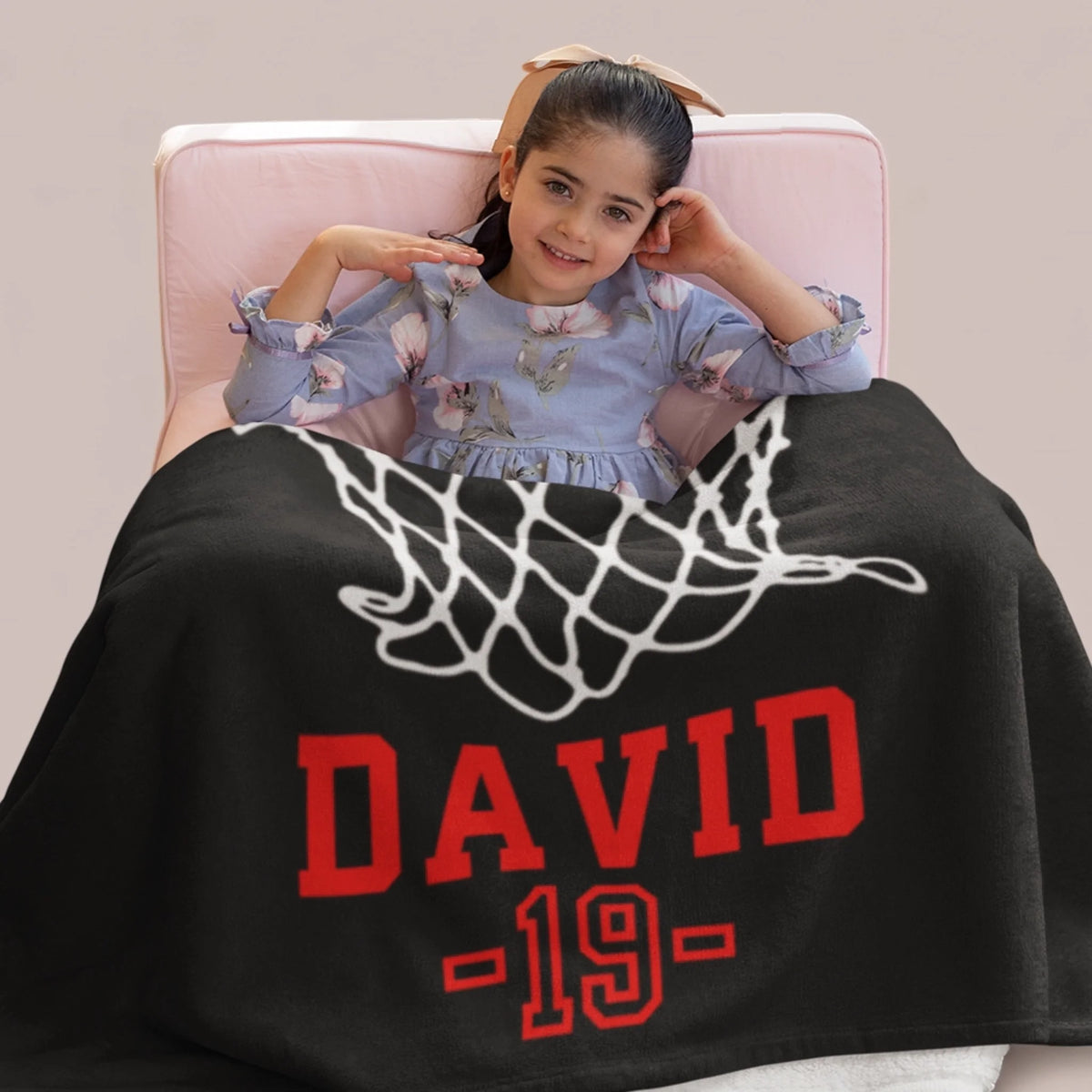 Personalized Cheer Team Blanket – Custom Name Senior Cheerleading Blanket-1