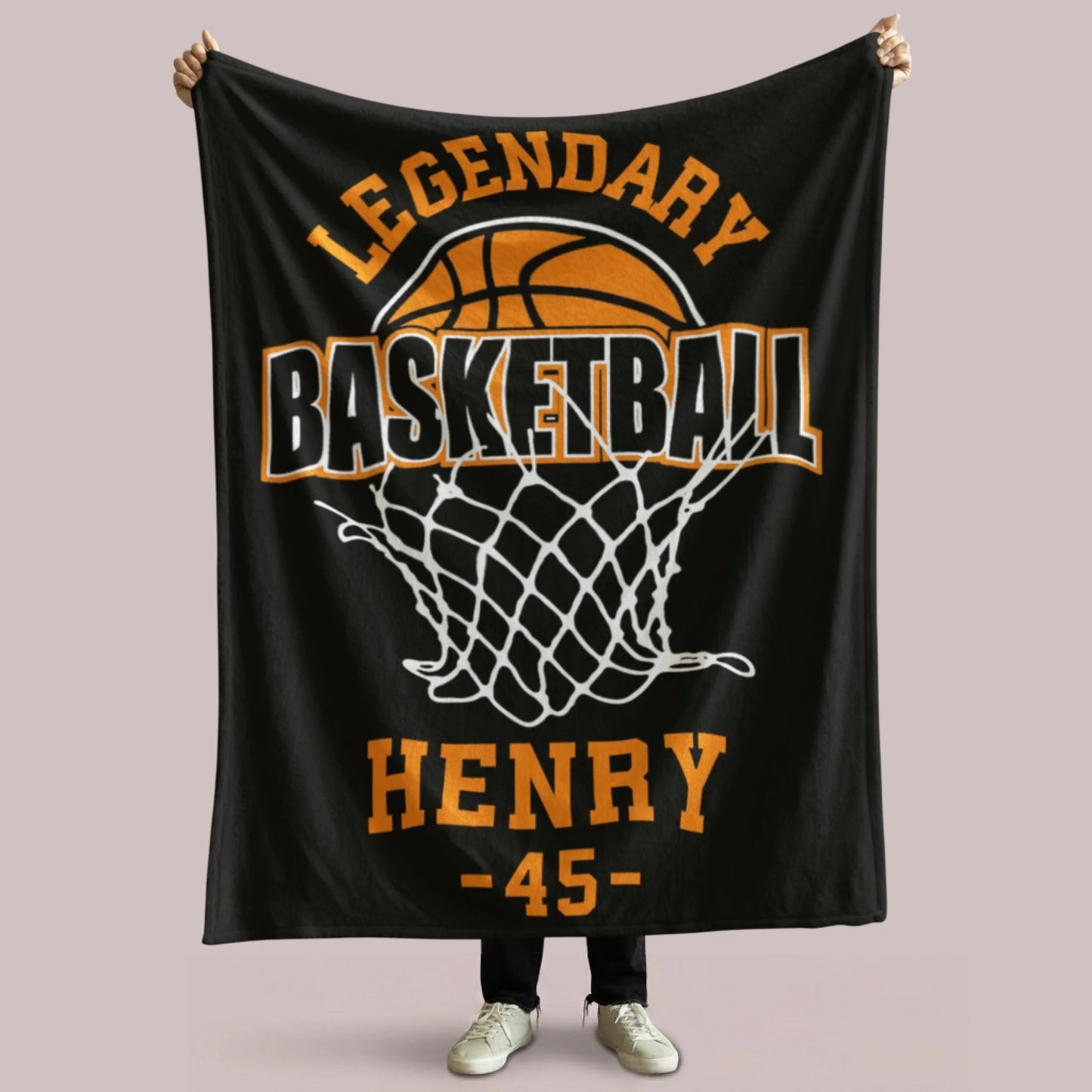Personalized Cheer Team Blanket – Custom Name Senior Cheerleading Blanket3