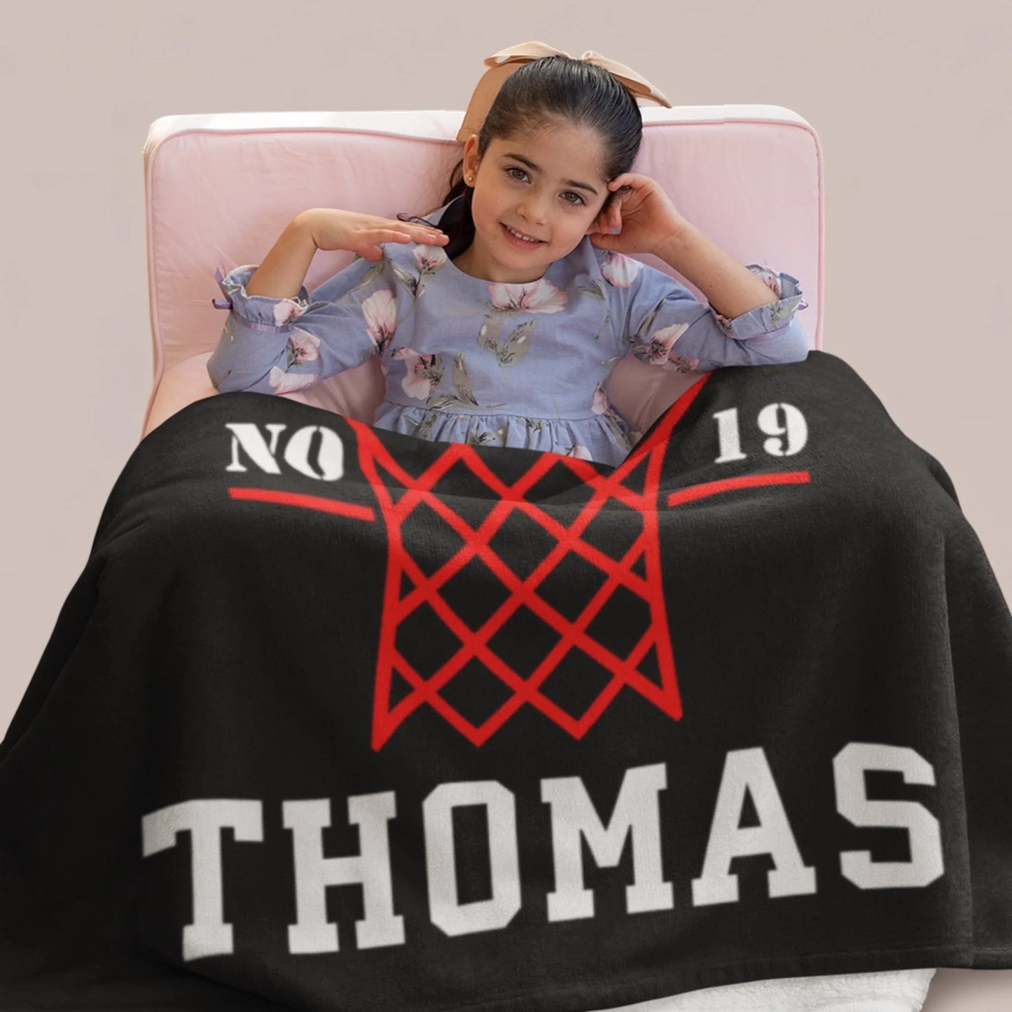 Personalized Cheer Team Blanket – Custom Name Senior Cheerleading Blanket-1