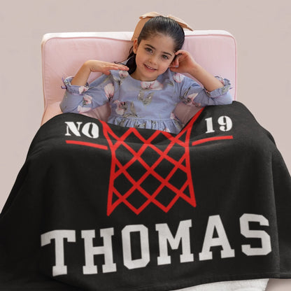 Personalized Cheer Team Blanket – Custom Name Senior Cheerleading Blanket-1