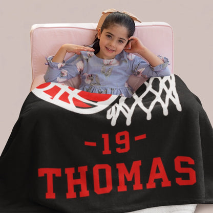 Personalized Cheer Team Blanket – Custom Name Senior Cheerleading Blanket-1