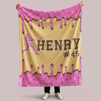 Personalized Cheer Team Blanket – Custom Name Senior Cheerleading Blanket3