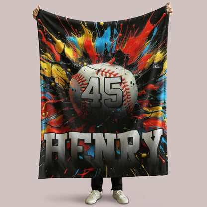 Personalized Cheer Team Blanket – Custom Name Senior Cheerleading Blanket3