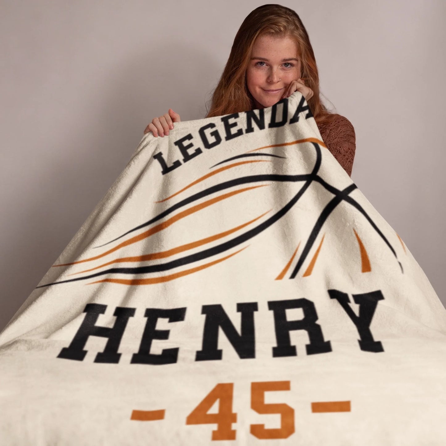 Personalized Cheer Team Blanket – Custom Name Senior Cheerleading Blanket_