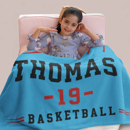 Personalized Cheer Team Blanket – Custom Name Senior Cheerleading Blanket-1