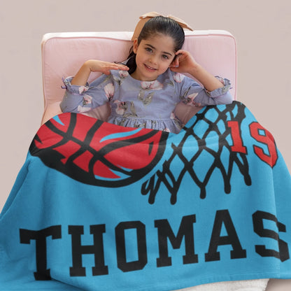 Personalized Cheer Team Blanket – Custom Name Senior Cheerleading Blanket-1