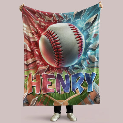 Personalized Cheer Team Blanket – Custom Name Senior Cheerleading Blanket3