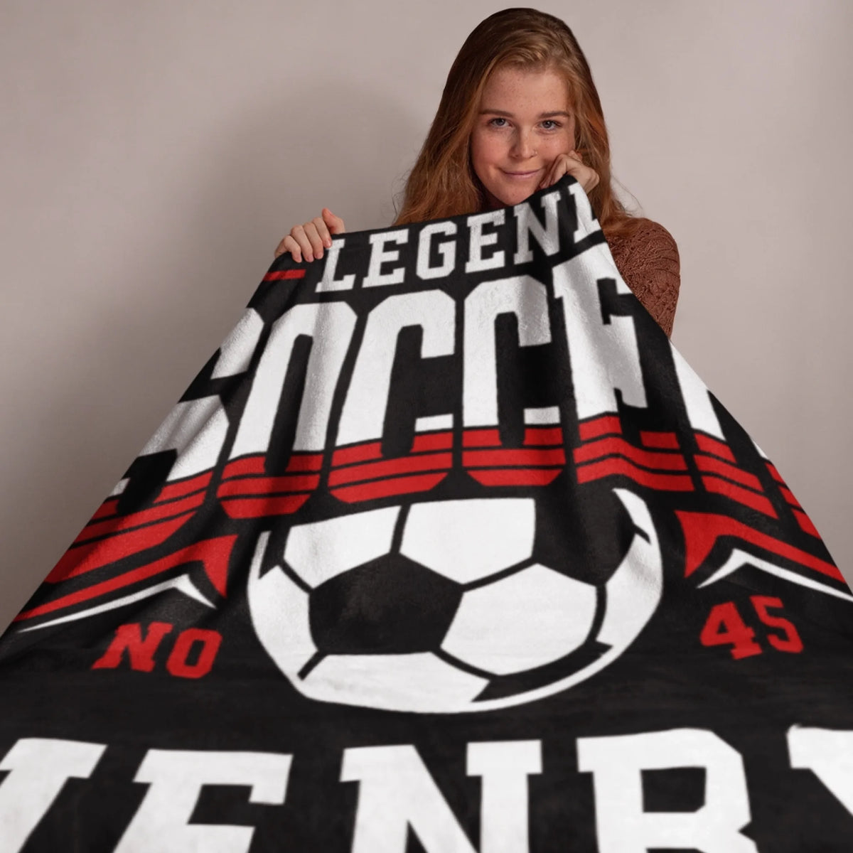 Personalized Cheer Team Blanket – Custom Name Senior Cheerleading Blanket_
