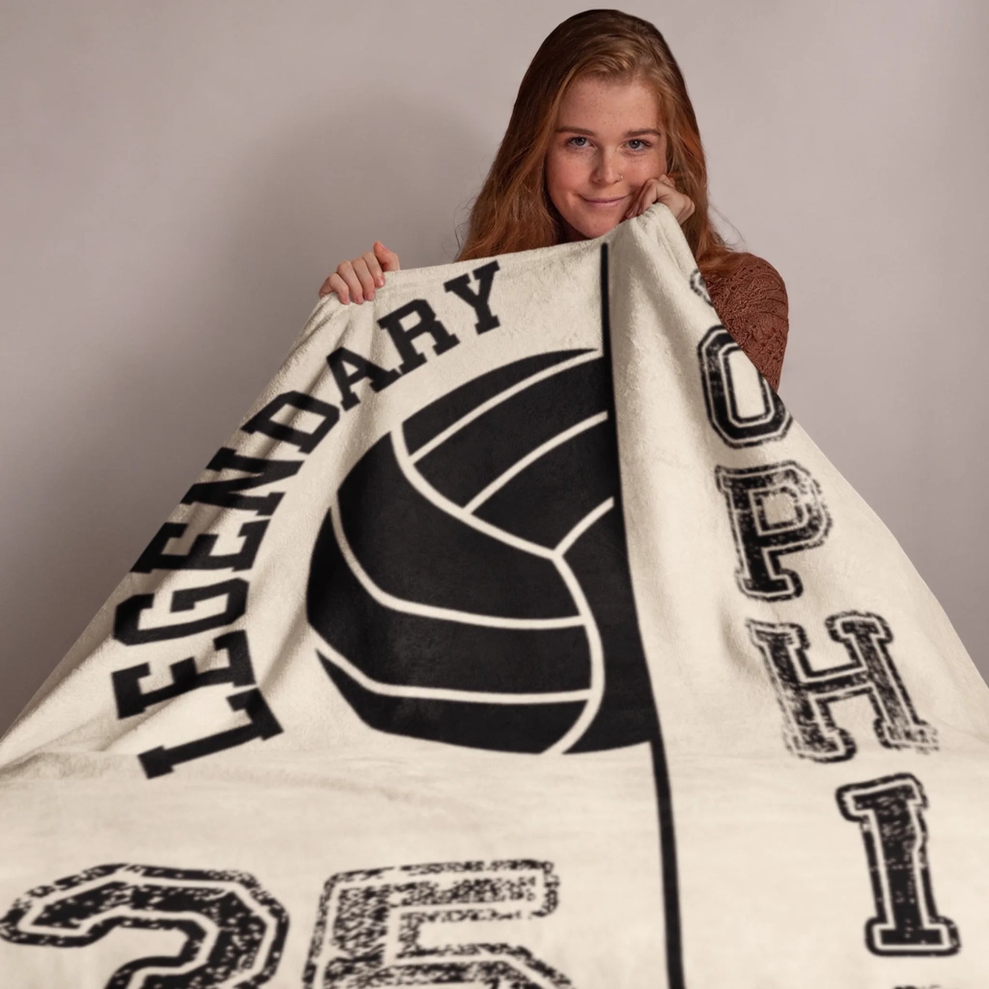 Personalized Cheer Team Blanket – Custom Name Senior Cheerleading Blanket_