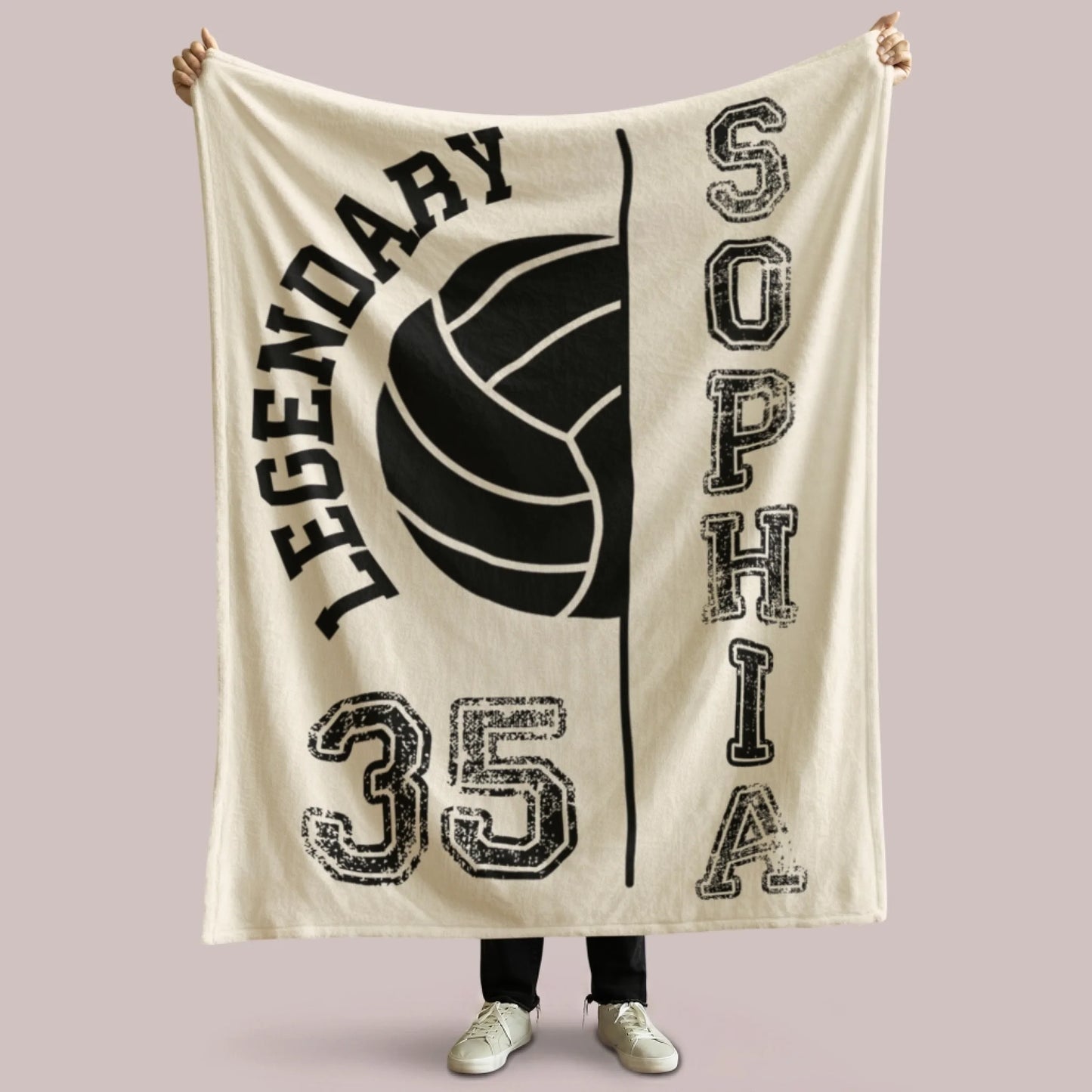 Personalized Cheer Team Blanket – Custom Name Senior Cheerleading Blanket3