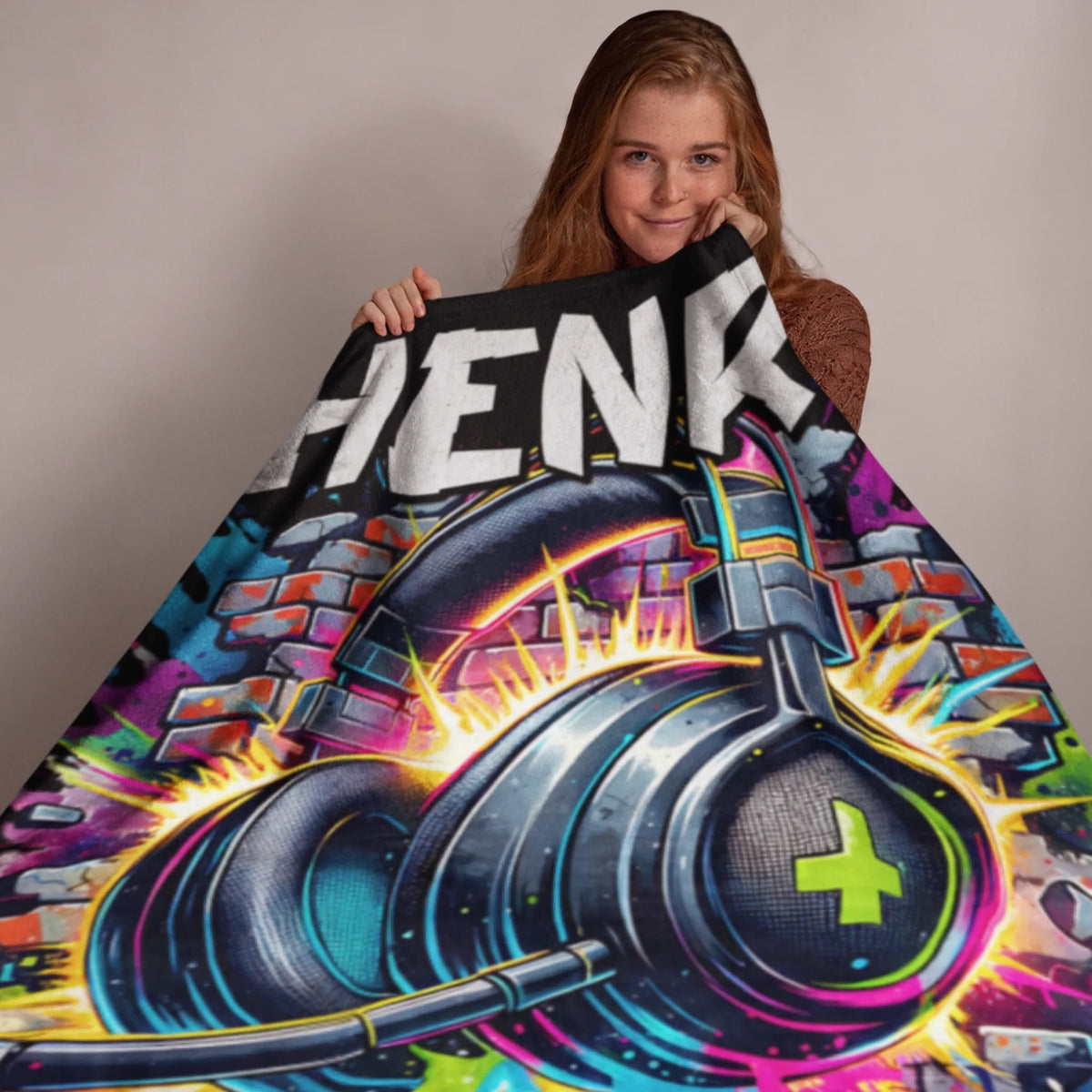 Personalized Cheer Team Blanket – Custom Name Senior Cheerleading Blanket_
