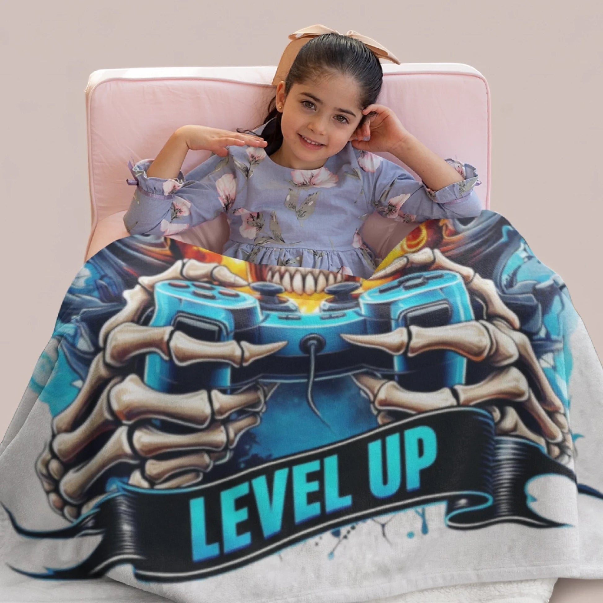Personalized Cheer Team Blanket – Custom Name Senior Cheerleading Blanket-1