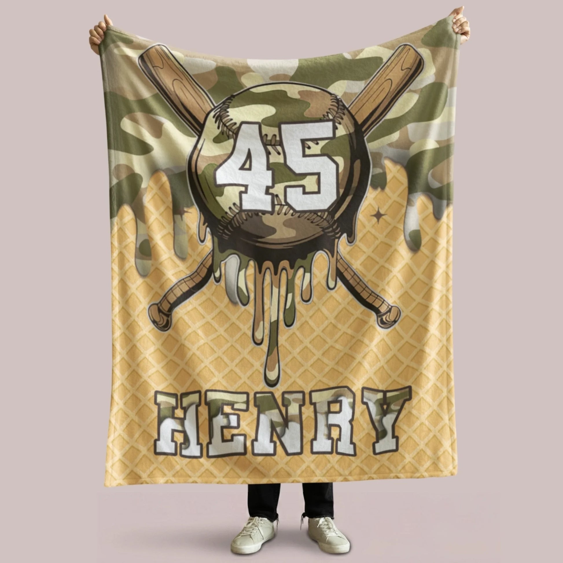Personalized Cheer Team Blanket – Custom Name Senior Cheerleading Blanket3
