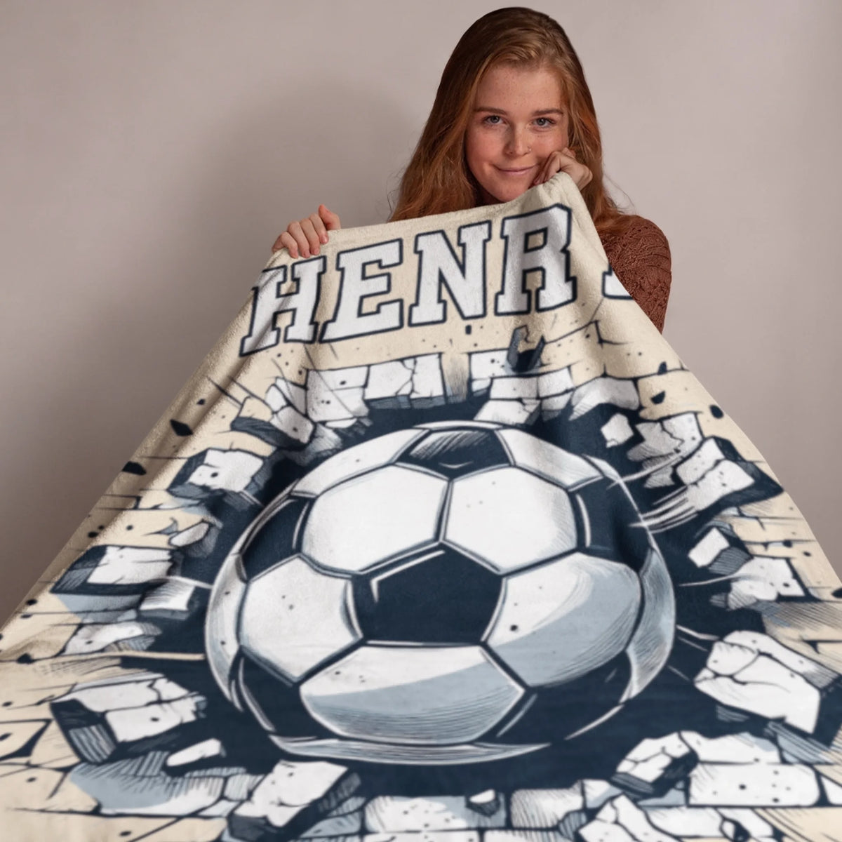 Personalized Cheer Team Blanket – Custom Name Senior Cheerleading Blanket_