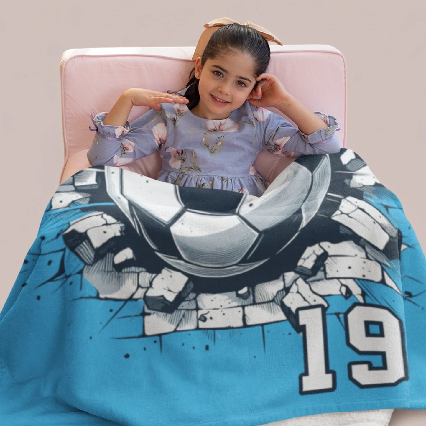 Personalized Cheer Team Blanket – Custom Name Senior Cheerleading Blanket-1