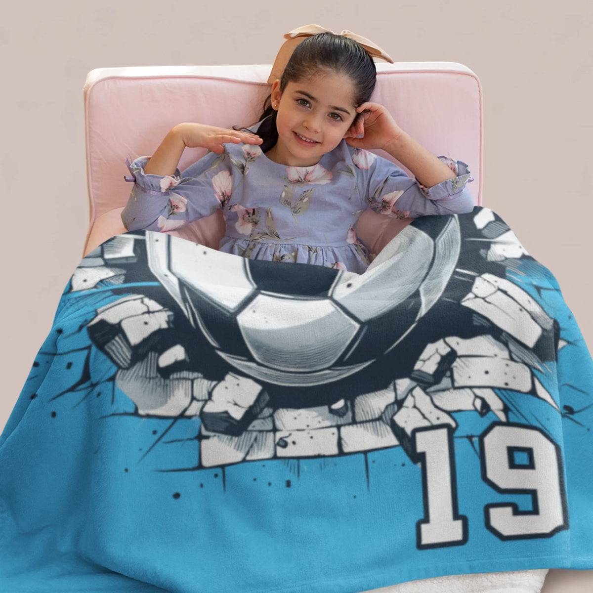 Personalized Cheer Team Blanket – Custom Name Senior Cheerleading Blanket-1
