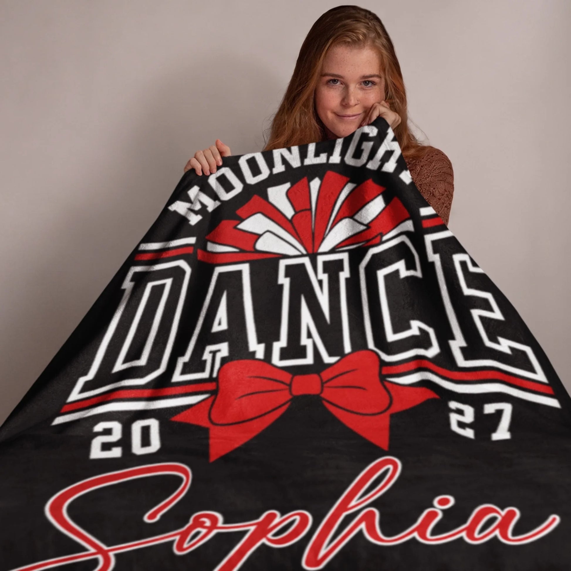 Personalized Dance Team Blanket – Custom Name Dance Blanket-1